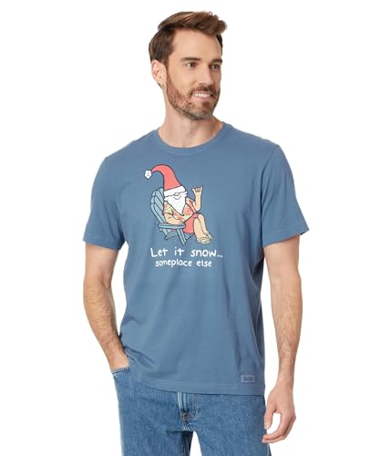 T-shirt Gnome Green Christmas Life is Good Crusher à manches courtes pour homme et femme