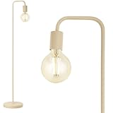 BoostArea Kahki Floor Lamp 63 inch, Modern Cute Floor Lamp, Metal Standing Lamp, E26 Socket, On/Off Footswitch, ETL Listed, Tall Thin Skinny Cool Kids Lamp for Living Room, Bedroom Decor, Minimalist