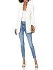The Drop Women's Blake Long Blazer, Ivory, X-Large #2