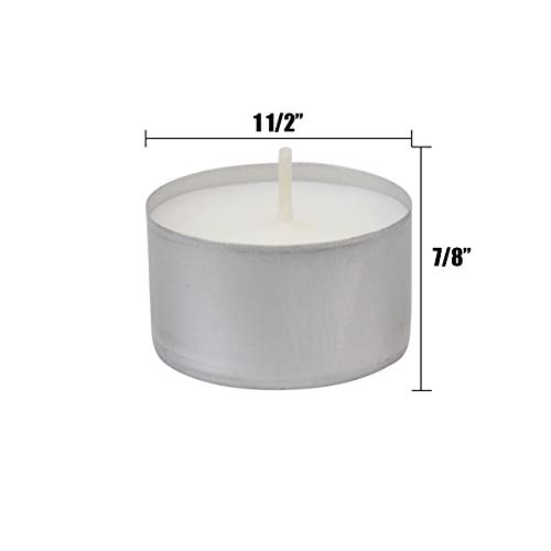 "Stonebriar Unscented Tea Light Candles, 50 Pack" - Image 3