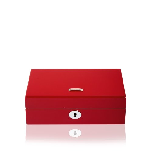 Preisvergleich Produktbild Windrose High Gloss Schmuckkoffer 22 cm rot