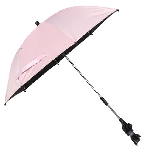 Vaguelly Paraguas Para Cochecito De Sombrilla UV Protección Solar Parasol Para Paseos Al Aire Libre y Protección Contra Rayos UV