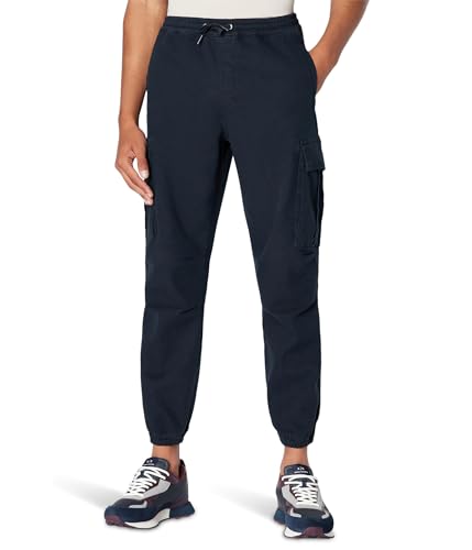Armani Exchange Structured Cotton Trousers