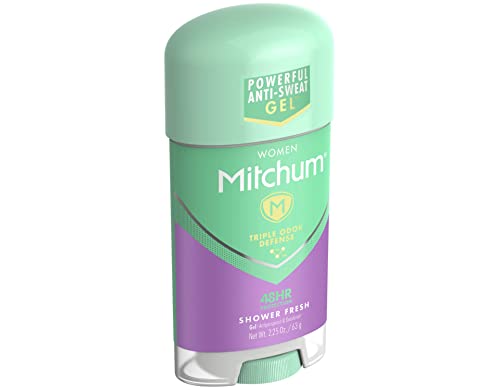 Mitchum Gel Anti-Perspirant Deodorant, Triple Odor Defense for Women, Powder Fresh, 2.25 Oz - 5 Pack - image 2