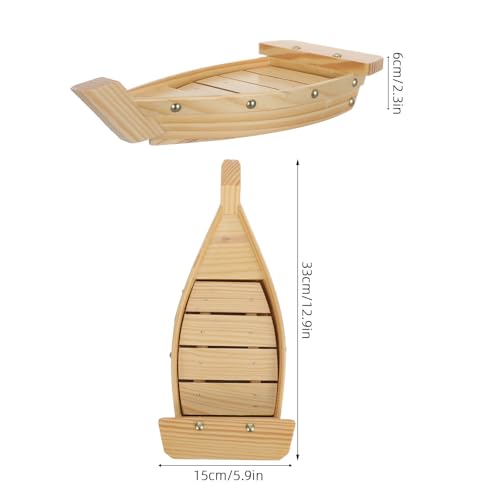 Assiette décorative en bois de style japonerie pour table raffinée - 3
