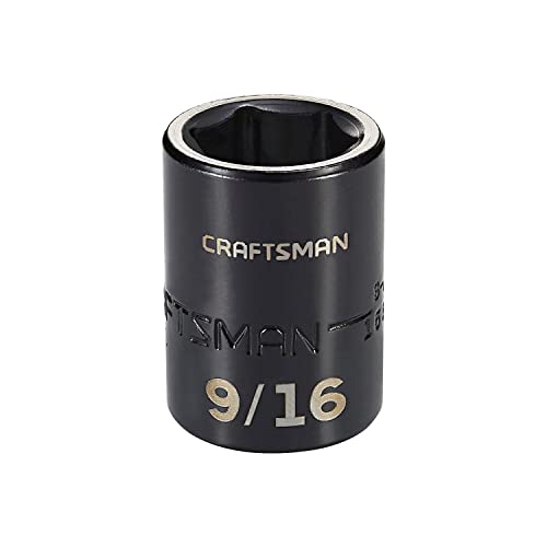 CRAFTSMAN Impact Socket Shallow SAE 3/8 in. Drive 9/16 in. (CMMT15835)
