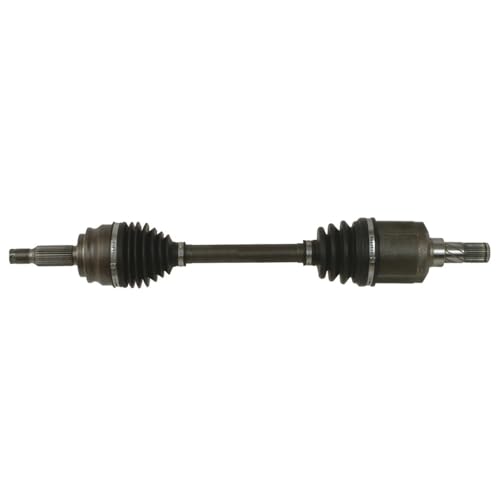 Image of Detroit Axle - Front Left Steering Knuckle and Wheel Hub Bearing CV Axle Shaft Assembly Replacement for Rear Drum 2007-2011 Dodge Caliber - 2pc Set