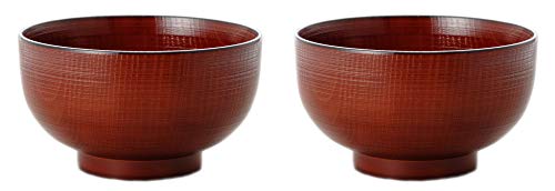 宮本産業 汁椀 お椀 味噌汁椀 おわん 食器 2個 山中塗