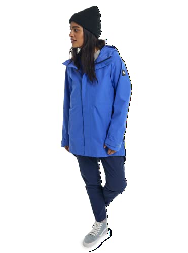Burton Jaqueta de chuva feminina padrão Veridry 2L, azul Amparo/azul Amparo, médio
