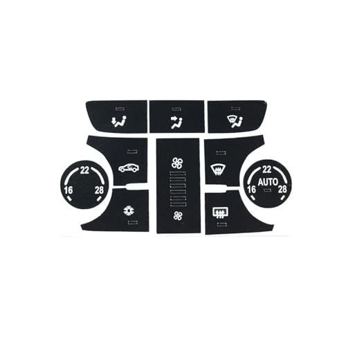 Reparation boutons Opel Mokka autocollants climatisation et tableau de bord Couleur C