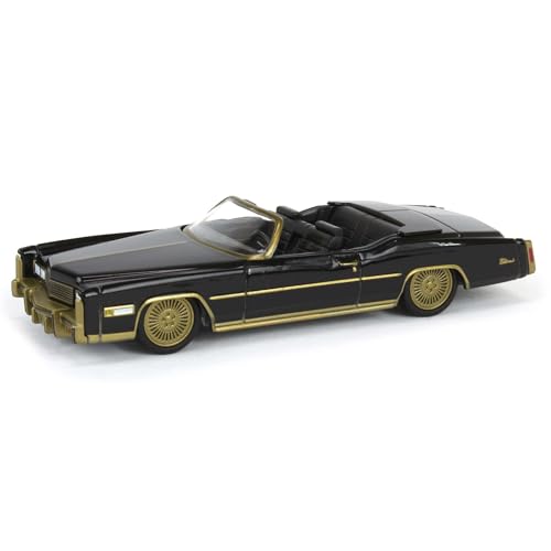 Camioneta 1:64 Cadillac Eldorado Convertible 1976 Negra