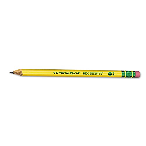 Lápices Dixon Ticonderoga para principiantes, #2, amarillo, docena miniatura 3