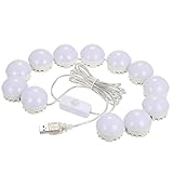 N/A YWXLight 5V 12LED Touch Dimmable DIY Makeup Mirror LED Light Bulb