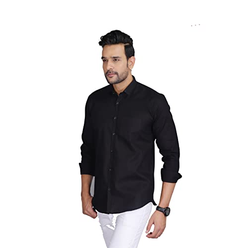 Image of Man Slim Fit Cotton Casual Shirt