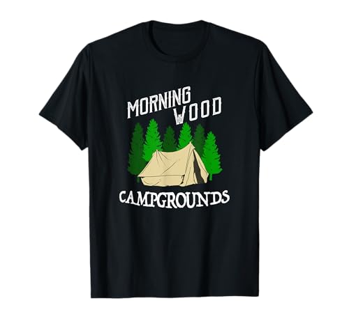 Photo de Camp Morningwood Humoristique de camping pour adulte T-Shirt