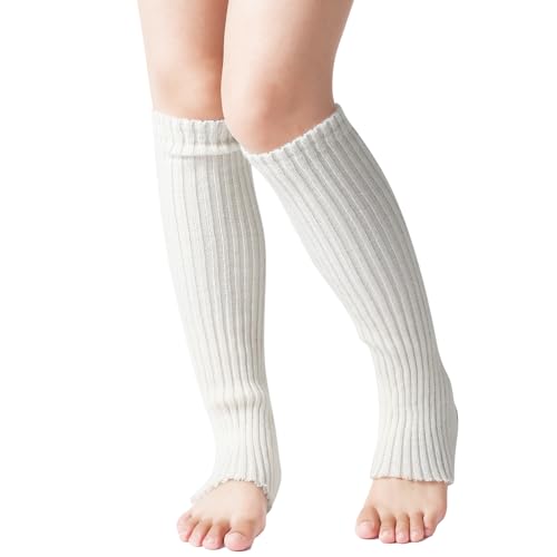 Image of Passionbility Leg Warmers for Women 80s, Ribbed Knit Long Socks Leg Warmer