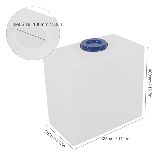 Image of Akozon RV Water Storage, 10 Gallons RV Water Storage 17.1 X 15.7 X 10in Heat Cold PE Fresh Water for Trailer Boat Yacht