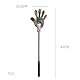 Leder Peitsche für BDSM Spanking Peitsche Reitpeitsche Erotik Fetisch-Handgefertigte Reitpeitsche für Erwachsene SM-Spiele Cosplay-Spanking Peitsche Flogger Paddel