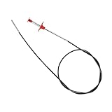 高性能排水口クリーナー 蛇の毛除去ツール シンク浴室キッチン用, 160cm