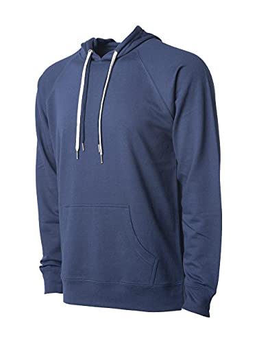 Independent Trading Co. - Icon Lightweight Loopback Terry Hooded Sweatshirt - SS1000 - L - Indigo
