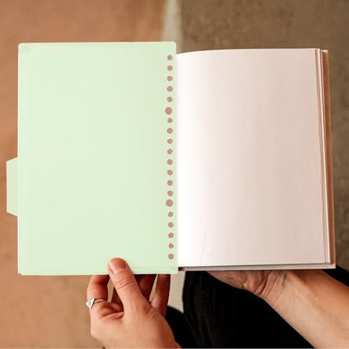 ledmomo 10セット 色バインダー仕切り 対応 耐久素材製 ルーズリーフページマーカー ノートやファイルの整理に