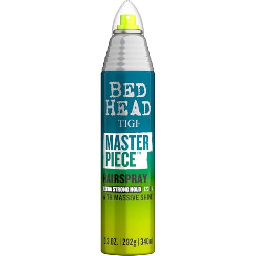 Bed Head by TIGI - Frizz Control Hairspray - Extra Hold Masterpiece Hair Care Spray for Incredibly Shiny and Glossy Hair - 340ml