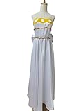 Usagi Tsukino Princess Serenity White Gown Dresses Cosplay Costume (Female XXL)