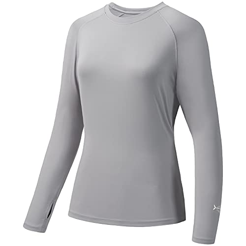 UPF 50 Clothing Lightweight Long Sleeve Sun Shirt 13 upf 50 clothing - light grey