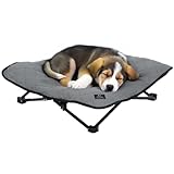 [クイックキャンプ] 犬用ベッド ドッグコット ペット用 折りたたみ 洗濯OK 軽量 ワイド 小型犬 アウトドア コンパクト 猫 洗える 夏 ピクニック グレー