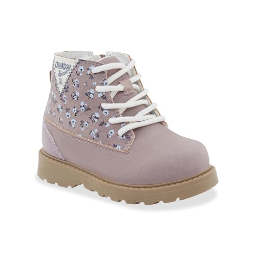 OshKosh B'Gosh Kids Utility-G Fashion Boot, Mauve, 7 US Unisex Toddler