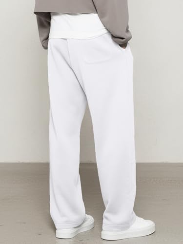 Image of JMIERR Men's Casual Baggy Pants Lightweight Wide Leg Lounge Travel Pants Streetwear with Pockets