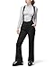 33,000ft Damen Skihose Hosenträgerhose Outdoorhose Wasserdicht Winddichte Softshellhose Warme Gefütterte Schneehose Snowboardhose Skilanglaufhose Thermohose Wanderhose Ski Pant, Schwarz M/Short Length