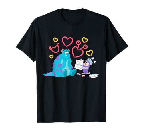 Image of Disney and Pixar's Monsters, Inc. Sulley Boo Kitty Hearts T-Shirt
