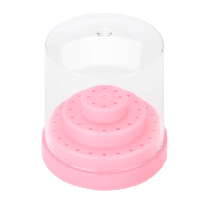 NPAH Nail Drill Bits Holder, Stand Displayer Organizer Container 48 Holes Manicure Tools-picture-14