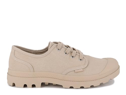 Chaussures Basses Palladium Homme Pampa Oxford Toile Grise Pilat 40 Fashion Boot