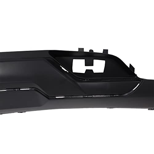 PENSUN Front Bumper Valance Fit For Silverado 1500 2016-2018 W/Tow Hook Holes W/ Z71 Package Textured Black ABS Plastic GM1015135C