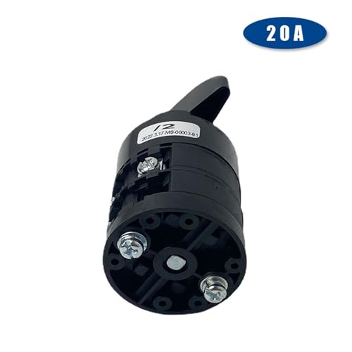 Interruptor combinado de leva HZ5B-20/2 selector trifásico 20A 3 posiciones para maniobra 5