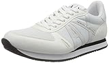 Armani Exchange Rio Side Logo, Zapatillas para Hombre, Blanco (Full Opt. White), 45 EU