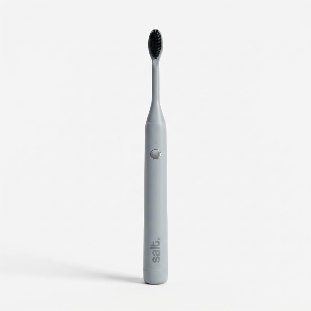 Salt. Oral Care Wand Sonic Electric Toothbrush – Slate Grey | USB Rechargeable | Use with 5W Charger-image-39