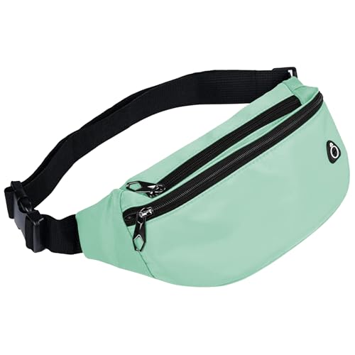 Fanny Pack for Men Women, Waterproof Sports Waist Bag Pack, Belt Bag for Travel Hiking Running