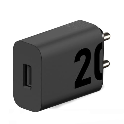 Image of Motorola 20W Turbo Power Charger Adapter | Fast Charging USB-C Wall Charger | Compatible with Motorola Edge 20 /30, Moto G60 /G71 /G82, Moto E40, One Fusion+ & More