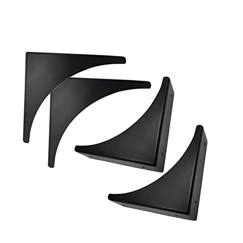 4 Pcs Black Metal Corner Protector Box Edge Safety Guard Cabinet Furniture Corner Metal Bumpers