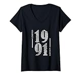 Photo Gallery donna 1991 limited zebra edition compleanno maglietta con collo a v Photo Gallery donna 1991 limited zebra edition compleanno maglietta con collo a v