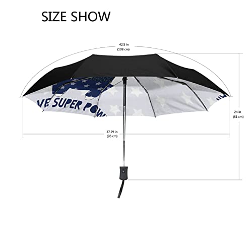 Parapluie automatique anti retournement Vnurnrn pliant résistant
