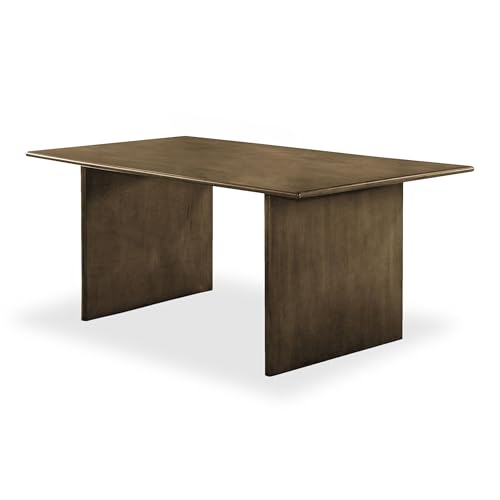 Furniture of America Alto Solid Wood Dining Table in Natural Finish