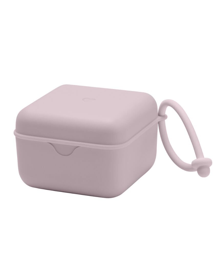 BIBS Pacifier Box, Dusky Lilac
