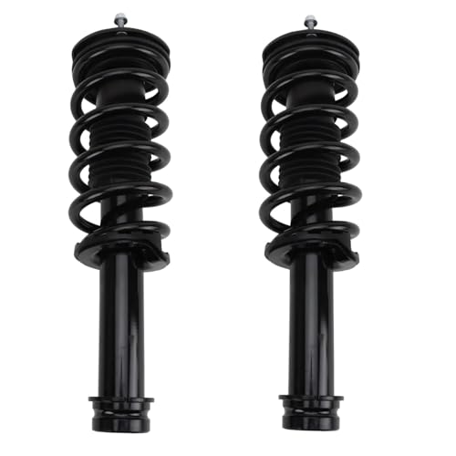 Image of TRQ Front Shock & Spring Assembly Set Compatible with 2014-2019 Tesla Model S