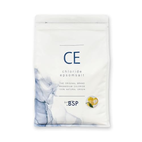 塩化マグネシウム フレークタイプ 計量スプーン付き 純度99%以上 クロライドエプソムソルト (2kg, 柚子)