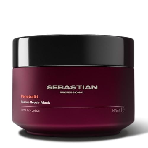 Sebastian Professional Penetraitt Rescue Repair Mask | For Damaged & Color Treated Hair | 4.9 fl oz | Packaging May Vary