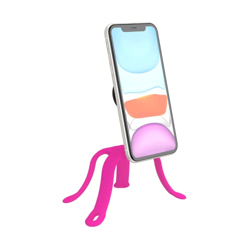 Image of PopSockets Flexible Phone Mount & Stand, Tripod, Universal Device Mount - Flex-Pinky